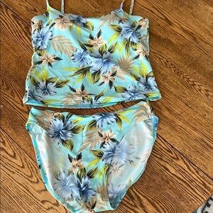 Floral Two-Piece Swimsuit
